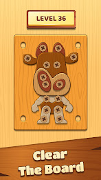 Unscrew Wood Nut & Bolt Puzzle poster 4