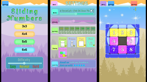 Sliding Numbers Puzzle - Magic