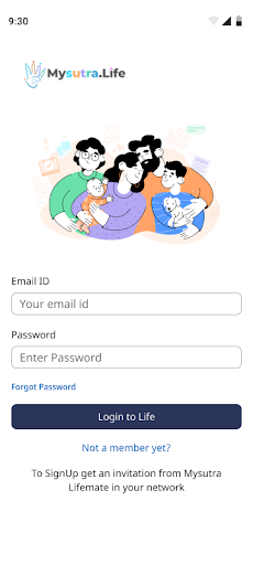 Android application MySutra.Life screenshort