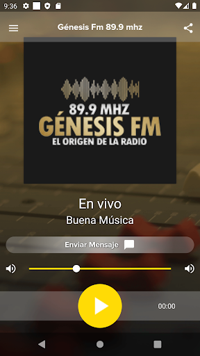 Android application Génesis Fm 89.9 mhz screenshort