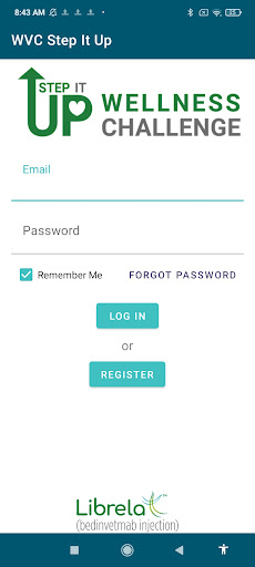 Android application WVC Step It Up Challenge screenshort