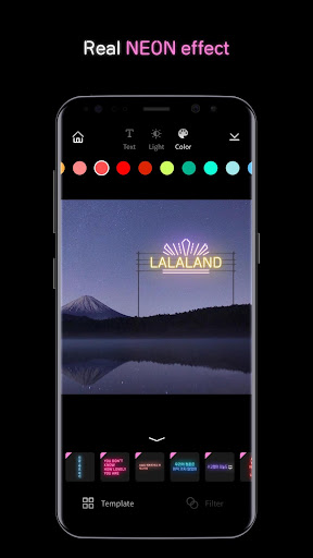 NEON GIFTEXT Video Effects
