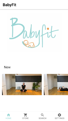 Android application BabyFit screenshort