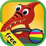 Kids Car Ride Dinosaurs Puzzle icon