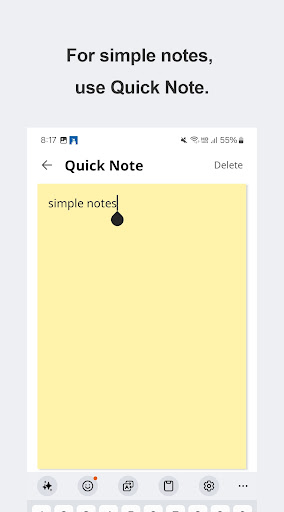 Screenshot of DailyNote - Checklist, Notepad