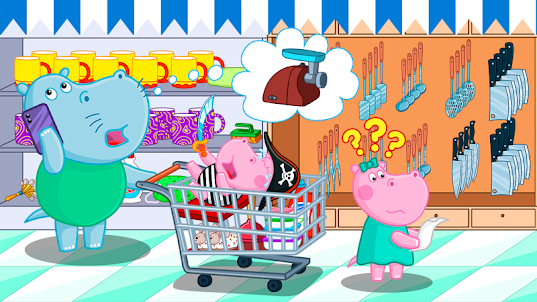 Supermarkt: Einkaufs spiele