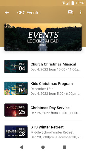 Centreville Baptist Screen 3