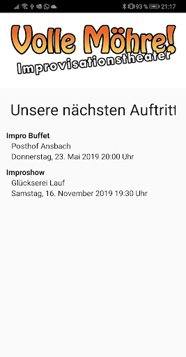 Android application Volle Möhre! screenshort