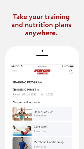 Perform Fitness Screen 2