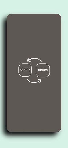 Android application Grams to Moles Calculator screenshort