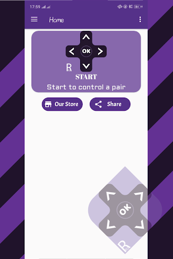 Android application ROKU remote app screenshort