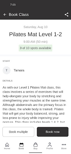 KOR Pilates Screen 3