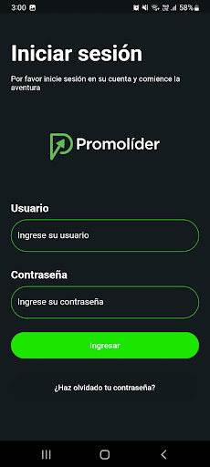 Android application Promolíder Academia Virtual screenshort