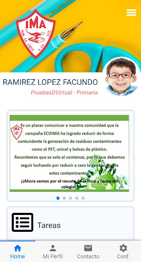 Android application Instituto Miguel Ángel screenshort