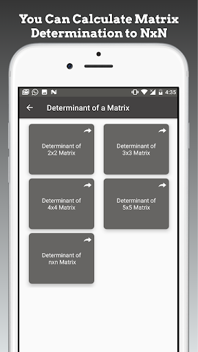 Screenshot of Matrix Operations Calculator