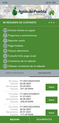Agua de Puebla Móvil Screen 2