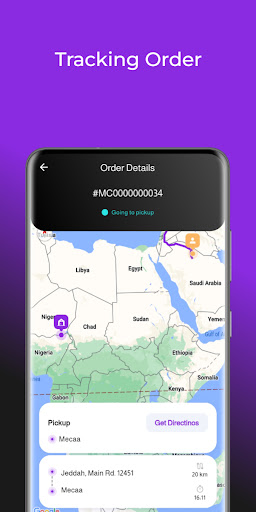 Mayyas - Driver App Screen 2