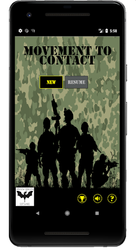 Android application Movement to Contact! screenshort