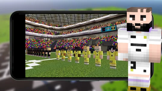 Futebol mod Minecraft PE