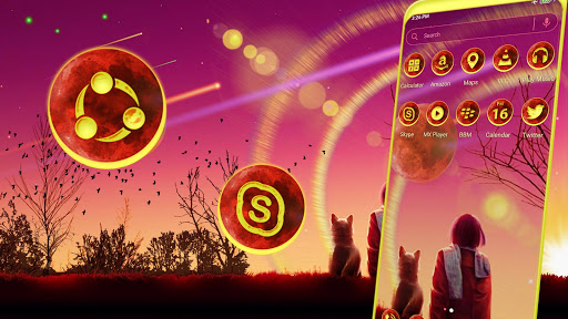 Lonely Girl Theme Launcher Screen 2