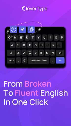 Android application CleverType - AI Keyboard screenshort