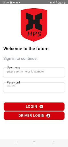 Android application Hlokomela Protection Services screenshort