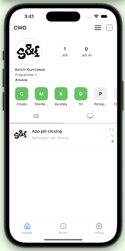 Android application D.E.S.A screenshort