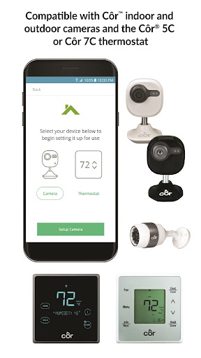 Android application Côr™ Smart Home screenshort