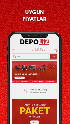Android application Depoliz screenshort