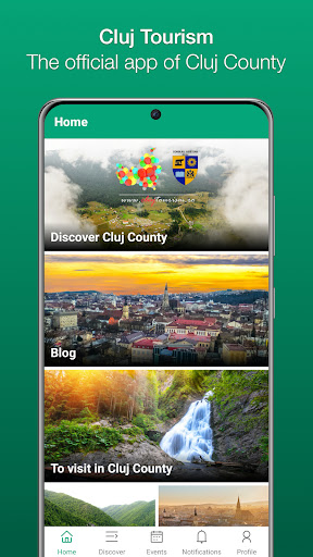 Android application Cluj Tourism App screenshort