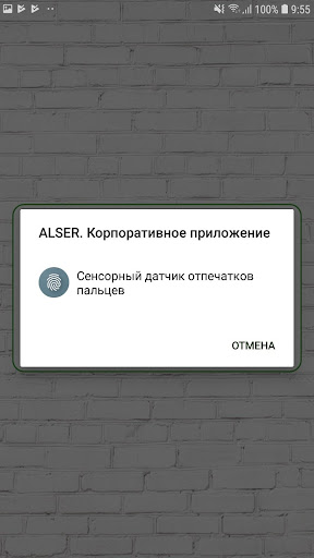 ALSER Corporate application Screen 3