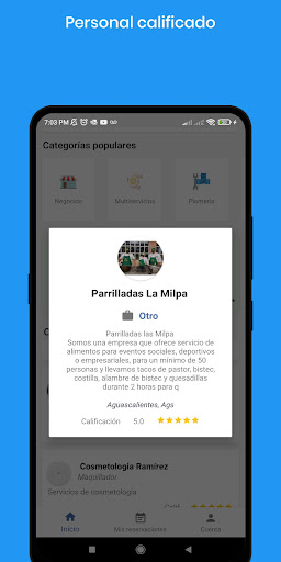 Android application Seekmefy screenshort