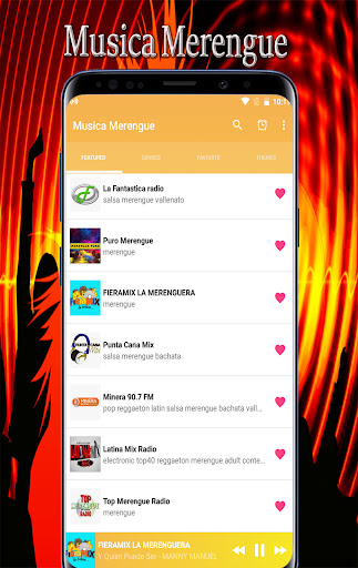 Android application Merengue music screenshort