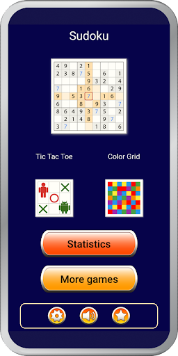 Android application Sudoku and other games screenshort