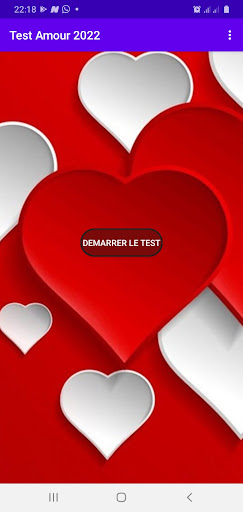 Android application Love Test Quiz 2022 screenshort