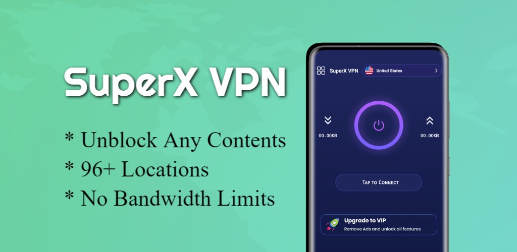 SuperX VPN - VPN Rápida E Segura