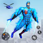 Cover Image of Download Police Robot Rope Hero Game 3d  APK