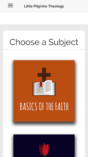 Little Pilgrims Theology Screen 3
