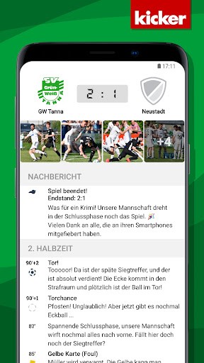 Android application SV Grün-Weiß Tanna screenshort