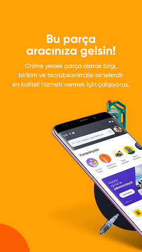 Android application Online Yedek Parça screenshort
