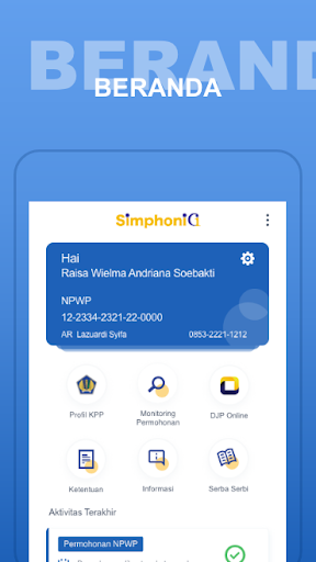 Simphoni G1 - Aplikasi Pajak Gambir 1