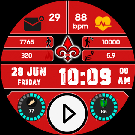 RWF2 Digital Watch Face screenshot 25