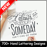how to draw hand lettering icon