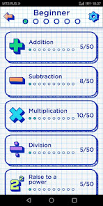 Captura de Pantalla 24 Matemáticas. Aritmetica mental android