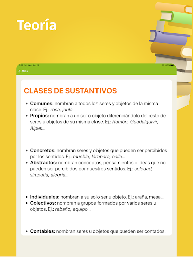 Screenshot of Ortografía Española