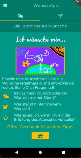 Android application WeeDooCare WunschApp screenshort