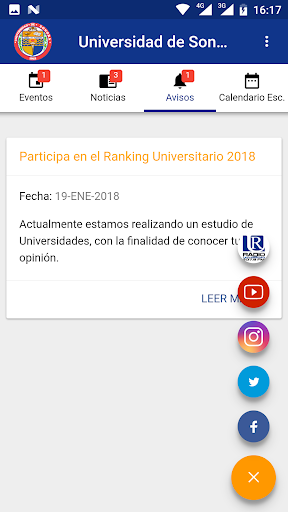 Universidad de Sonora Screen 2