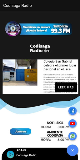 CODISAGA RADIO Screen 2