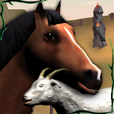 Horse Simulator 3D Animal lives: Adventure World icon