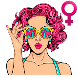 🌺Animated stickers of women WAStickerapps🌺 icon
